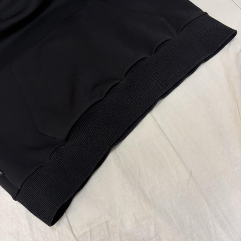 エスワイサーティトゥバイスィートイヤーズ SY32 by SWEET YEARS パーカー 長袖 DOUBLE KNIT EMBOSS LOGO P/O HOODIE 12562 L Black L ワンポイント 黒 / ブラック / black メンズ USED 古着 中古 50163911
