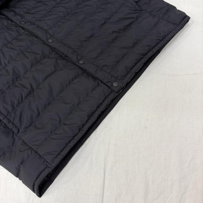 モンベル mont-bell ジャケット、上着 ダウンジャケット スペリオダウン ラウンドネックジャケット S Black 1101666 ノーカラー S ロゴ、文字 黒 / ブラック / black メンズ USED 古着 中古 50163913