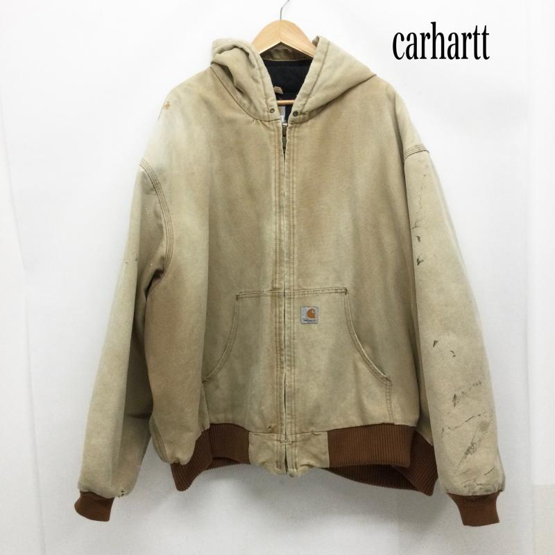 カーハート Carhartt ジャケット、上着 ジャンパー、ブルゾン Carhartt　カーハート　アクティブジャケット ダックフルジップパーカー - 無地 ベージュ / ベージュ / beige メンズ USED 古着 中古 50163917