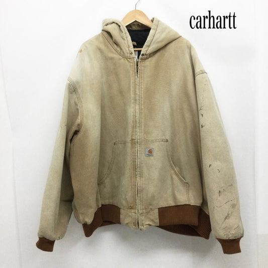 カーハート Carhartt ジャケット、上着 ジャンパー、ブルゾン Carhartt　カーハート　アクティブジャケット ダックフルジップパーカー - 無地 ベージュ / ベージュ / beige メンズ USED 古着 中古 50163917