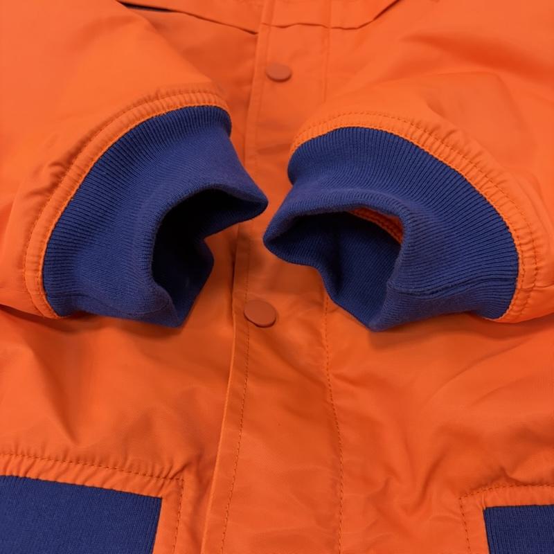 アディダス adidas ジャケット、上着 ジャンパー、ブルゾン ボンバージャケット ベスト 2Way HB1699 Orange M ロゴ、文字 橙 / オレンジ / orange X 紺 / ネイビー / navy メンズ USED 古着 中古 50163920
