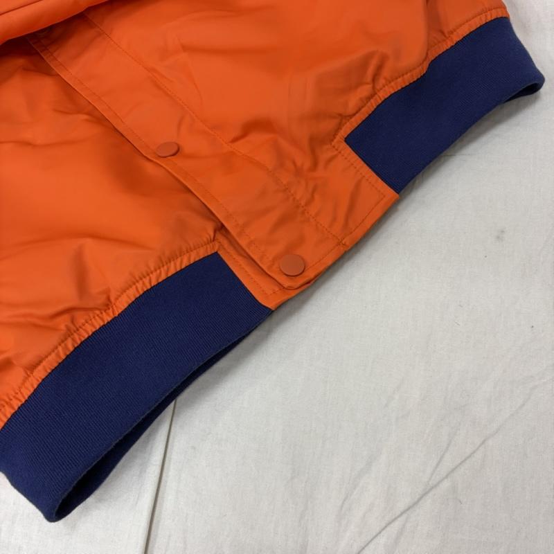 アディダス adidas ジャケット、上着 ジャンパー、ブルゾン ボンバージャケット ベスト 2Way HB1699 Orange M ロゴ、文字 橙 / オレンジ / orange X 紺 / ネイビー / navy メンズ USED 古着 中古 50163920