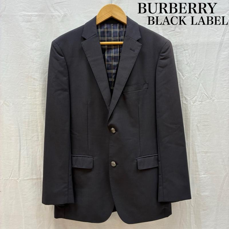 バーバリーブラックレーベル BURBERRY BLACK LABEL ジャケット、上着 ジャケット、ブレザー ウール ポリ テーラード ジャケット 2B D1E01-702-29 M メンズ USED 古着 中古 50163923