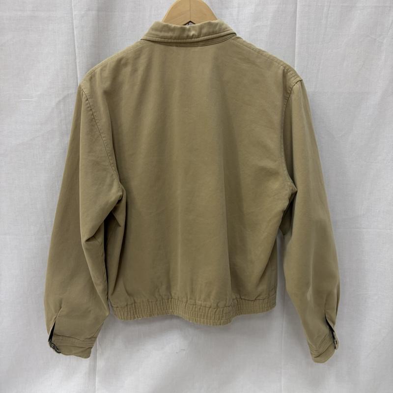 ラルフローレン RALPHLAUREN ジャケット、上着 ジャンパー、ブルゾン スイングトップ ハリントンジャケット ドリズラージャケット Beige M ロゴ刺繍 M ロゴ、文字 ベージュ / ベージュ / beige X 紺 / ネイビー / navy メンズ USED 古着 中古 50163926