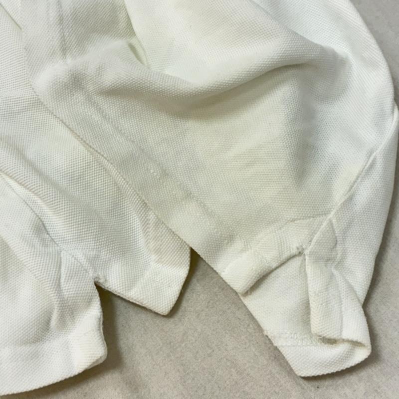 モンクレール MONCLER ポロシャツ 半袖 鹿の子 半袖 ポロシャツ D20918345600 M 白 / ホワイト / white メンズ USED 古着 中古 50163927