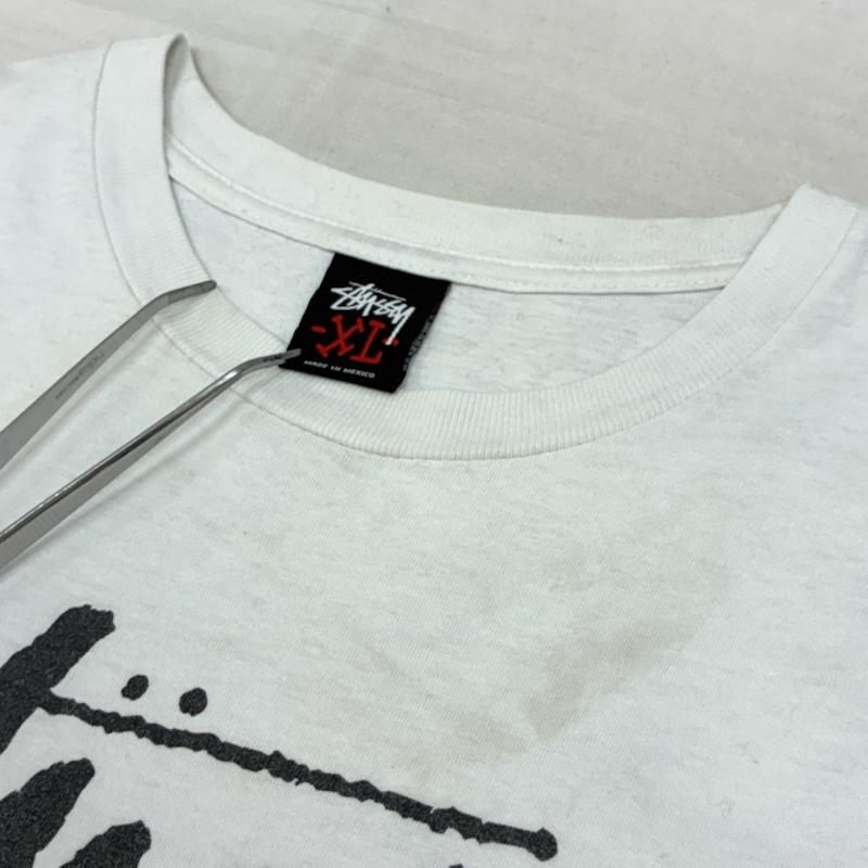 ステューシー STUSSY Tシャツ 半袖 Fragment Design 2011 チャリティー Tシャツ one world one love one heart XL 白 / ホワイト / white メンズ USED 古着 中古 50163931