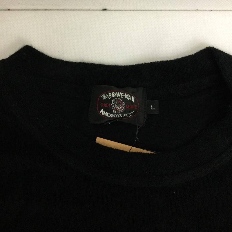 古着 USED Tシャツ 半袖 THE BRAVEMAN  BETTY BOOP コラボ 刺繍　Tシャツ L 刺繍 黒 / ブラック / black メンズ USED 古着 中古 50163934
