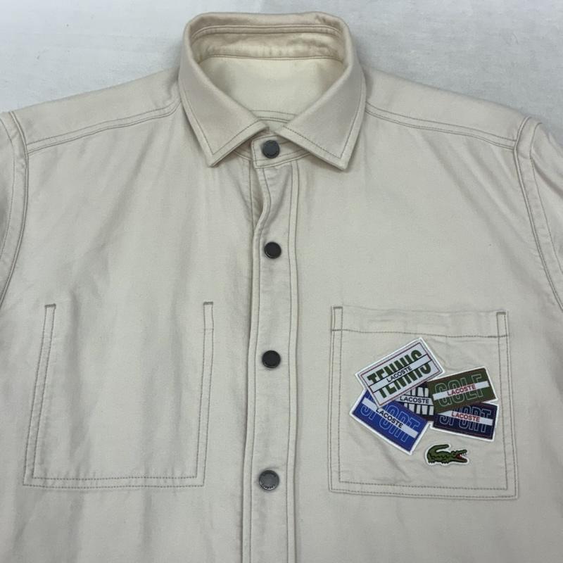 ラコステ LACOSTE シャツ、ブラウス 長袖 CH6986 リバーシブル ダンガリー ソリッドツイル 長袖 シャツ M メンズ USED 古着 中古 50163938