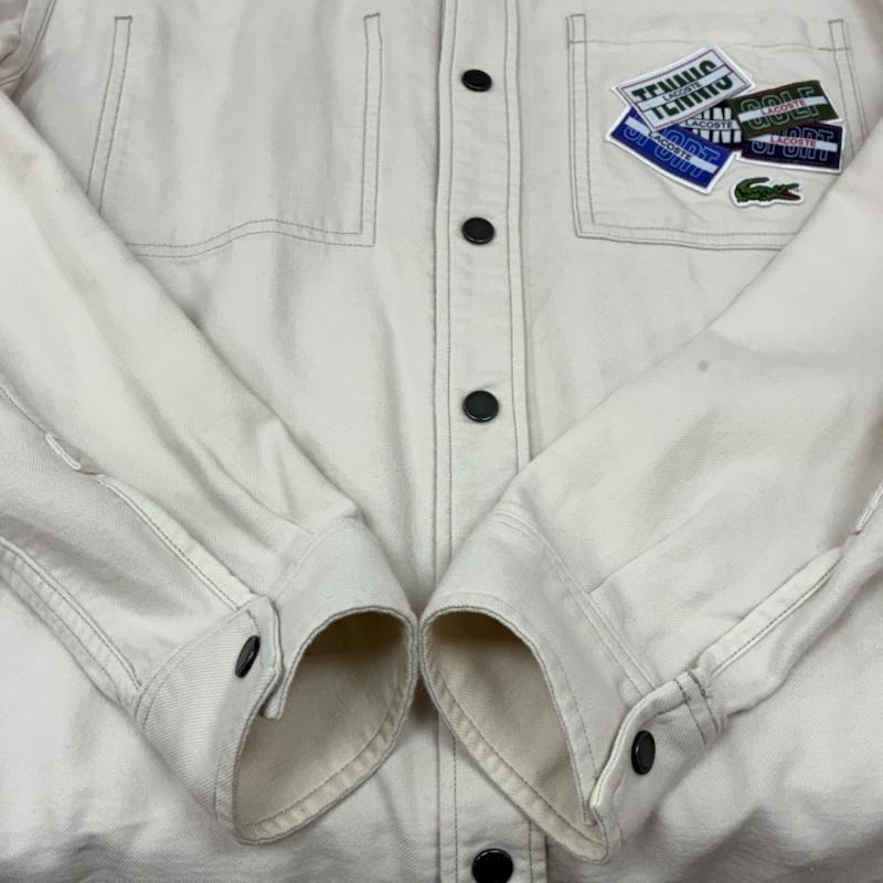 ラコステ LACOSTE シャツ、ブラウス 長袖 CH6986 リバーシブル ダンガリー ソリッドツイル 長袖 シャツ M メンズ USED 古着 中古 50163938