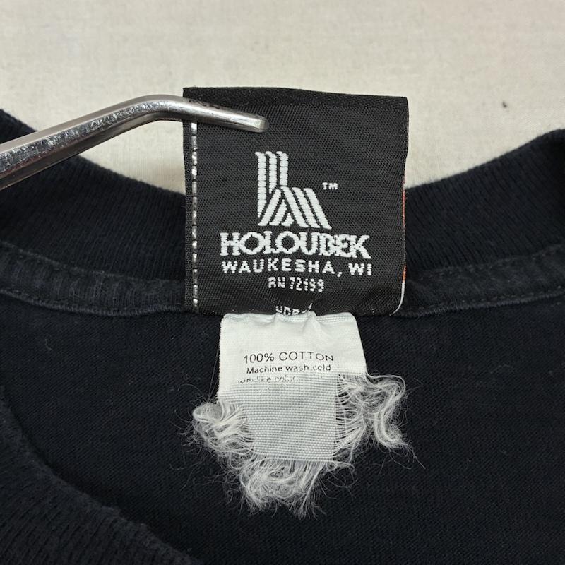 ハーレーダビッドソン Harley-Davidson Tシャツ 半袖 00s 03年 04年 シールド バー ロゴ クルーネック 半袖 Tシャツ XL 黒 / ブラック / black メンズ USED 古着 中古 50163939