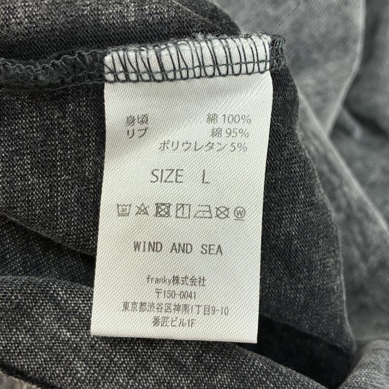 ウィンダンシー WIND AND SEA Tシャツ 半袖 WDS-O-SIG-24-Q4-CS-02 ハイサルファー Tシャツ SEA High Sulfer Tee L 灰 / グレー / gray メンズ USED 古着 中古 50163940