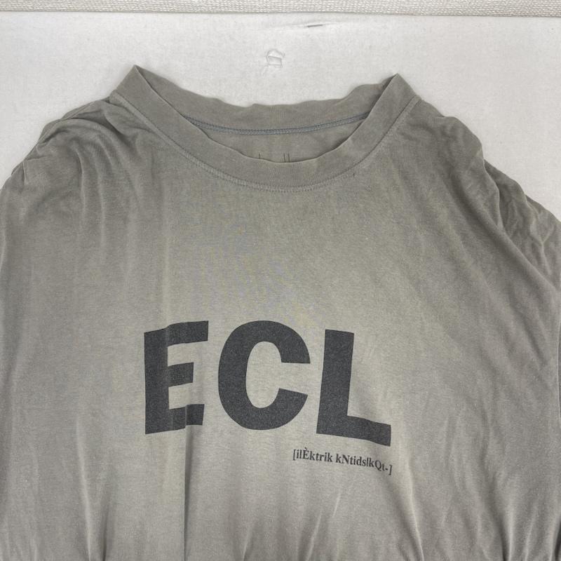 エレクトリックコテージ electric cottage Tシャツ 半袖 ヴィンテージ ECL ロゴ ストレッチ Tシャツ カットソー チャコールグレー / チャコールグレー / メンズ USED 古着 中古 50163947