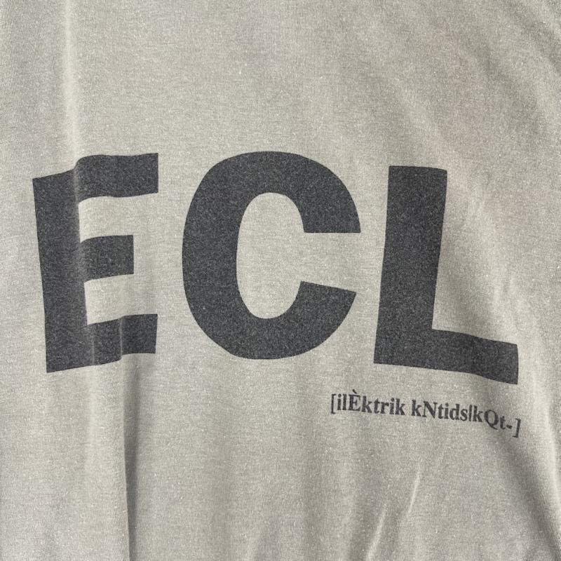 エレクトリックコテージ electric cottage Tシャツ 半袖 ヴィンテージ ECL ロゴ ストレッチ Tシャツ カットソー チャコールグレー / チャコールグレー / メンズ USED 古着 中古 50163947