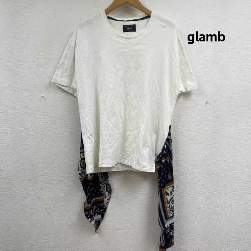 グラム glamb カットソー 半袖 Scarf stitching CS スカーフ スティッチング カットソー gb0220/cs13 1 白 / ホワイト / white メンズ USED 古着 中古 50163948