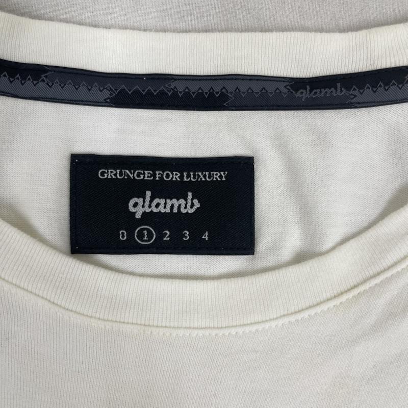 グラム glamb カットソー 半袖 Scarf stitching CS スカーフ スティッチング カットソー gb0220/cs13 1 白 / ホワイト / white メンズ USED 古着 中古 50163948