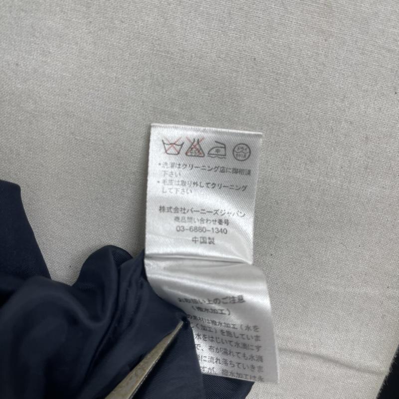 バーニーズ ニューヨーク BARNEYS NEWYORK コート 毛皮、ファー フードファー付 ロング モッズ ダウン コート 700011 40 紺 / ネイビー / navy レディース USED 古着 中古 50163957