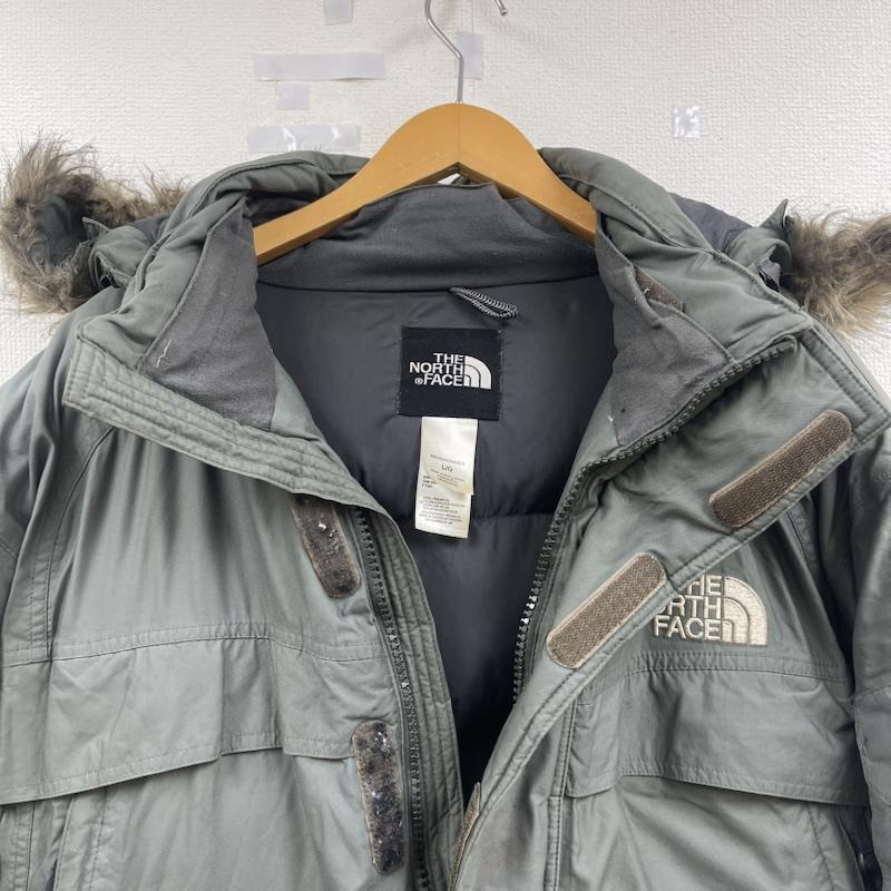 ザノースフェイス THE NORTH FACE ジャケット、上着 ダウンジャケット McMURDO PARKA マクマード パーカー ダウン ジャケット ND00466 L 緑 / グリーン / green メンズ USED 古着 中古 50163960