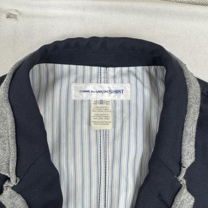 コムデギャルソンシャツ COMME des GARCONS SHIRT ジャケット、上着 ジャケット、ブレザー フランス製 パイピング テーラード ジャケット ブレザー S18132 S メンズ USED 古着 中古 50163961