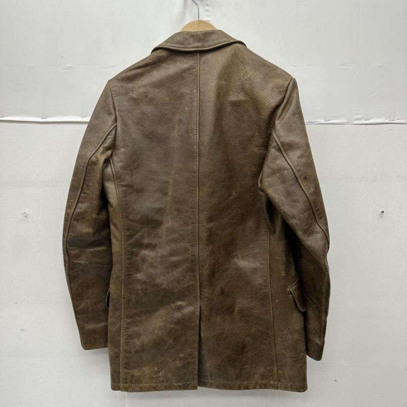 ショット schott ジャケット、上着 レザージャケット USA製 3B レザー テーラ－ド ジャケット 38 茶 / ブラウン / brown メンズ USED 古着 中古 50163962
