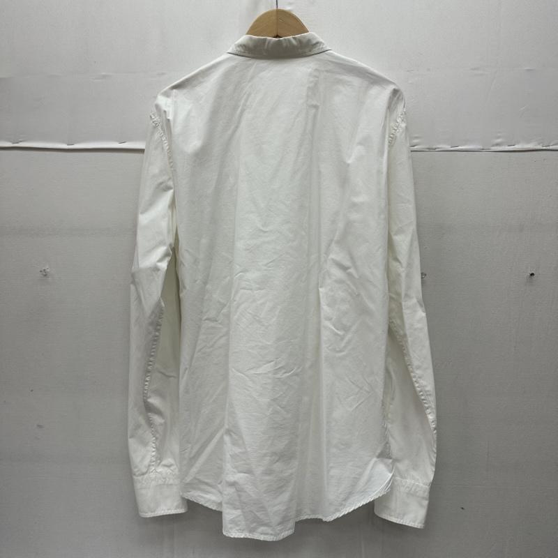 ボッテガヴェネタ BOTTEGA VENETA シャツ、ブラウス 長袖 イタリア製 コットン ワイ シャツ 50 白 / ホワイト / white メンズ USED 古着 中古 50163963