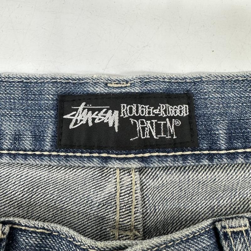 ステューシー STUSSY パンツ デニム、ジーンズ SSリンク クラウン ロゴ 刺繍 デニム パンツ 32インチ インディゴ / インディゴ / Indigo メンズ USED 古着 中古 50163964