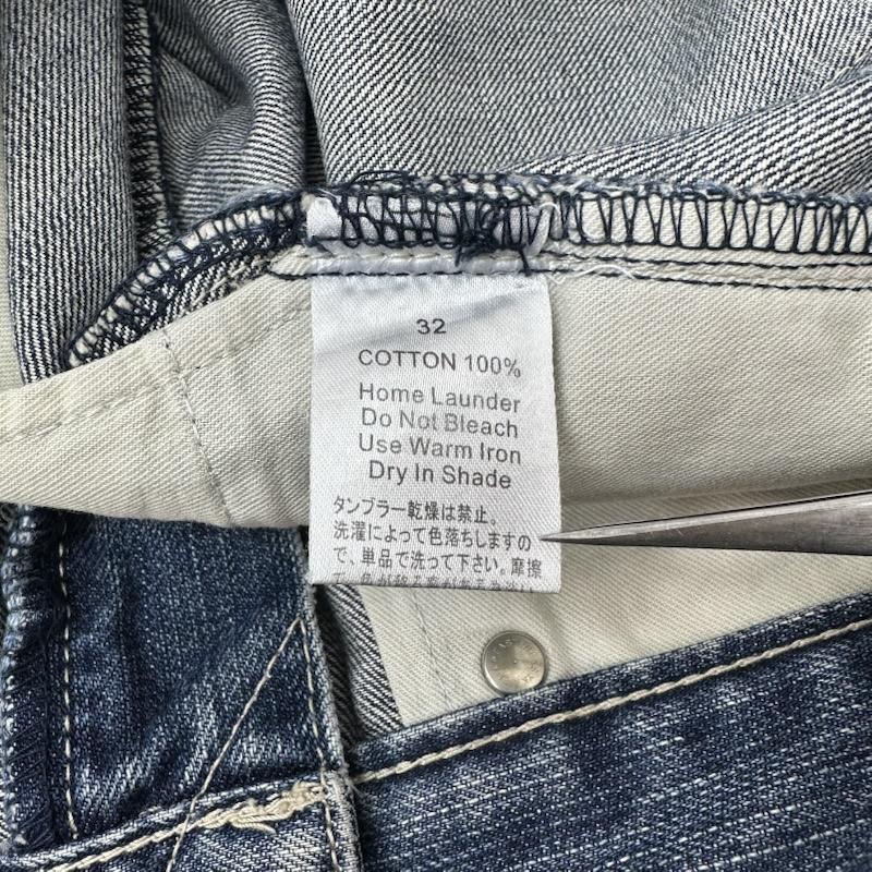 ステューシー STUSSY パンツ デニム、ジーンズ SSリンク クラウン ロゴ 刺繍 デニム パンツ 32インチ インディゴ / インディゴ / Indigo メンズ USED 古着 中古 50163964