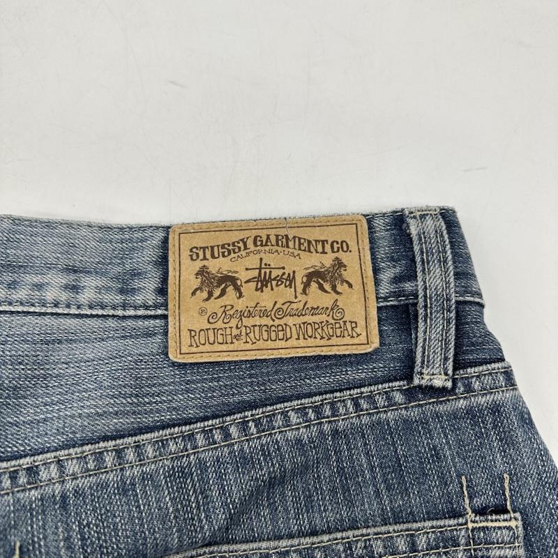 ステューシー STUSSY パンツ デニム、ジーンズ SSリンク クラウン ロゴ 刺繍 デニム パンツ 32インチ インディゴ / インディゴ / Indigo メンズ USED 古着 中古 50163964