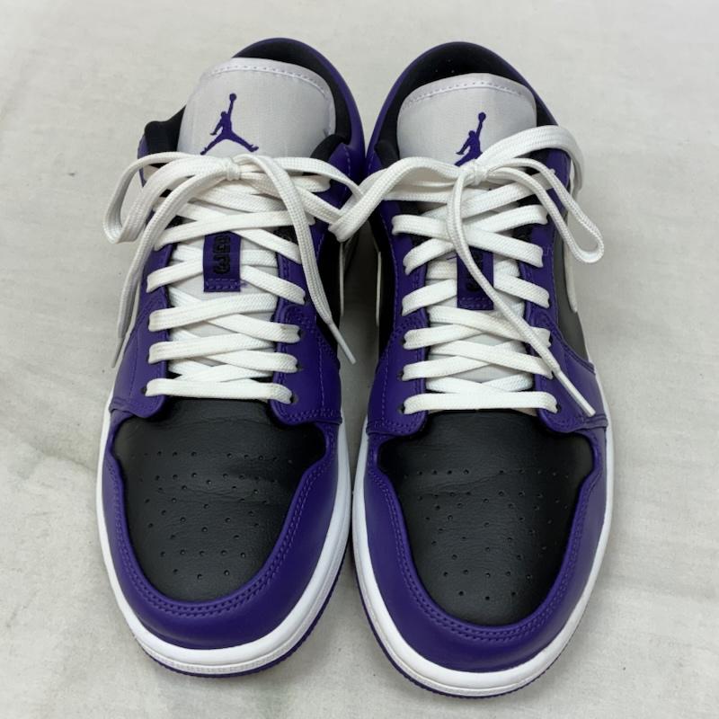ナイキ NIKE スニーカー スニーカー AIR JORDAN 1 LOW COURT PURPLE エアジョーダン ローカット スニーカー 553558-501 26.0cm メンズ USED 古着 中古 50163969