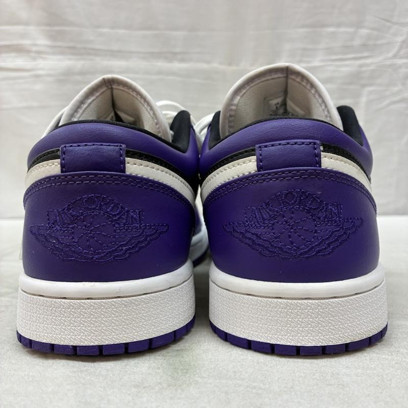ナイキ NIKE スニーカー スニーカー AIR JORDAN 1 LOW COURT PURPLE エアジョーダン ローカット スニーカー 553558-501 26.0cm メンズ USED 古着 中古 50163969