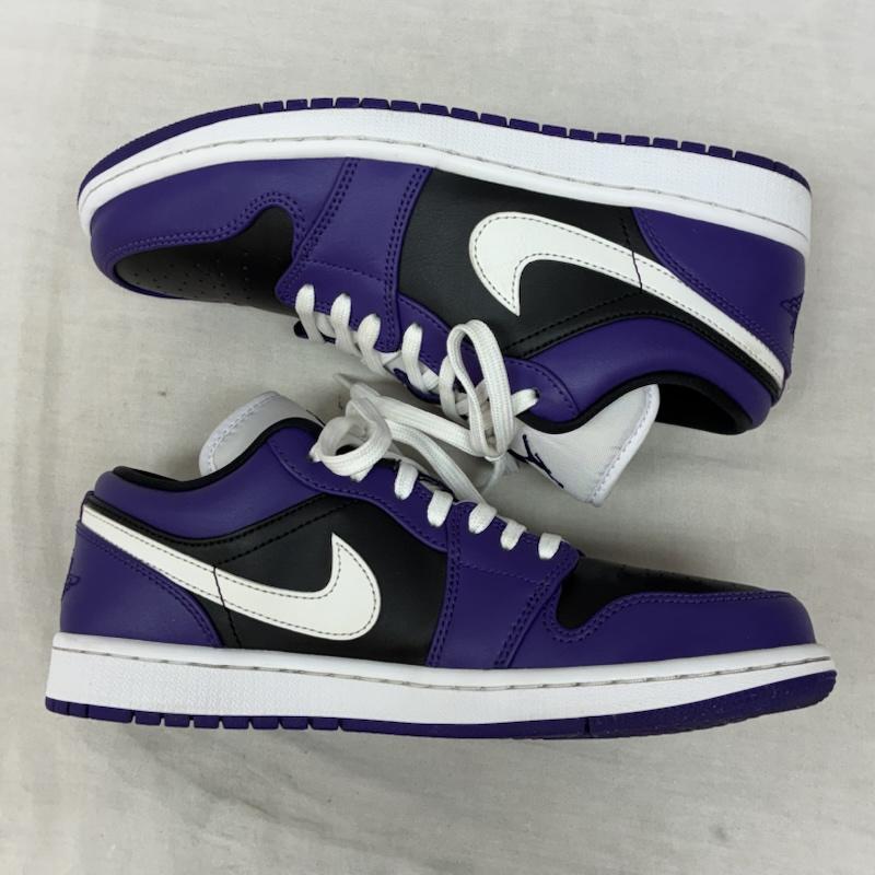 ナイキ NIKE スニーカー スニーカー AIR JORDAN 1 LOW COURT PURPLE エアジョーダン ローカット スニーカー 553558-501 26.0cm メンズ USED 古着 中古 50163969