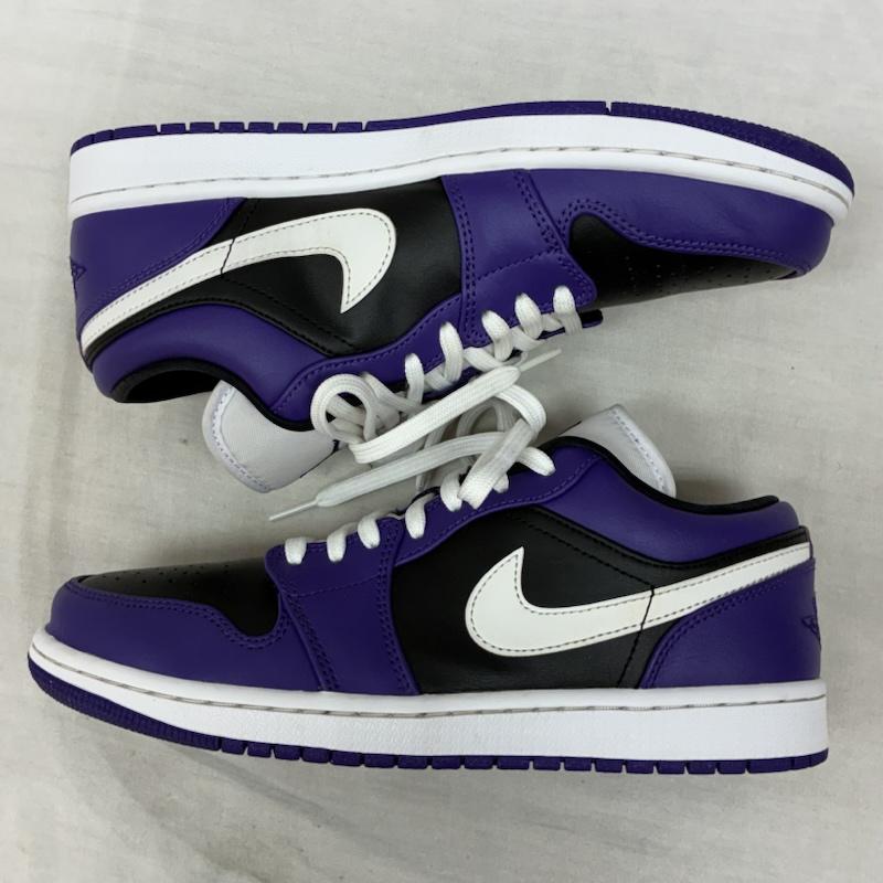 ナイキ NIKE スニーカー スニーカー AIR JORDAN 1 LOW COURT PURPLE エアジョーダン ローカット スニーカー 553558-501 26.0cm メンズ USED 古着 中古 50163969