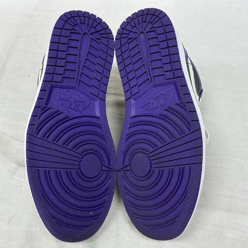 ナイキ NIKE スニーカー スニーカー AIR JORDAN 1 LOW COURT PURPLE エアジョーダン ローカット スニーカー 553558-501 26.0cm メンズ USED 古着 中古 50163969