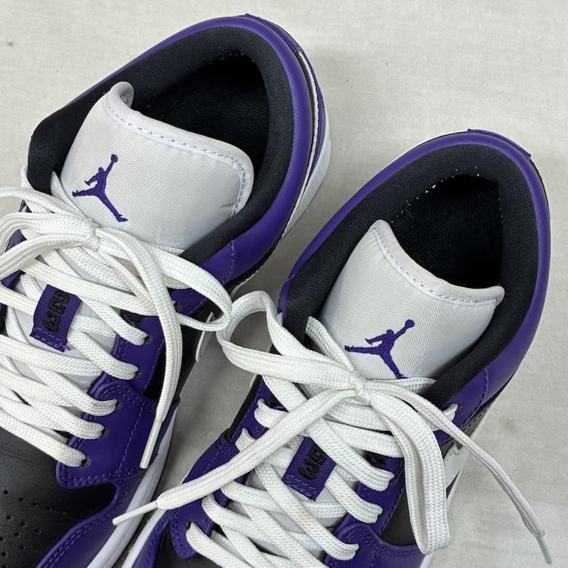 ナイキ NIKE スニーカー スニーカー AIR JORDAN 1 LOW COURT PURPLE エアジョーダン ローカット スニーカー 553558-501 26.0cm メンズ USED 古着 中古 50163969