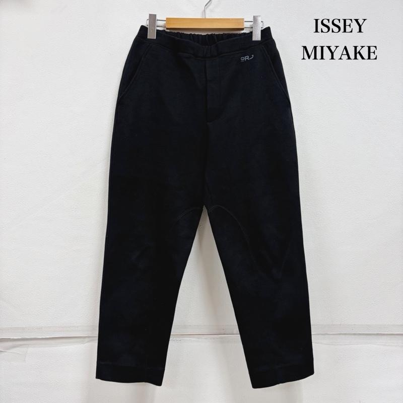 イッセイミヤケ ISSEY MIYAKE パンツ ワークパンツ、ペインターパンツ Haat ORJ イージーパンツ スウェット ジャージ スポーツライン ユニセックス HA95JF299 2 ワンポイント X ロゴ、文字 X 無地 黒 / ブラック / black X 紺 / ネイビー / navy レディース USED 古着 中古 50163970