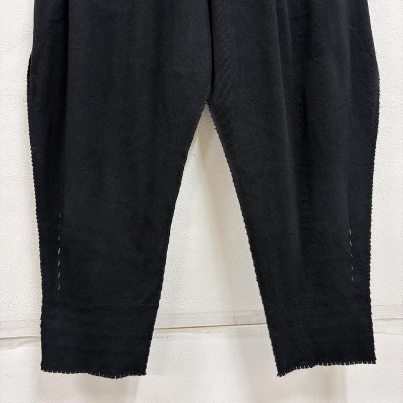 イッセイミヤケ ISSEY MIYAKE パンツ サルエルパンツ A-POC ニット コットン バルーン タック イージー パンツ IM41KF303 モード 2 無地 黒 / ブラック / black レディース USED 古着 中古 50163971