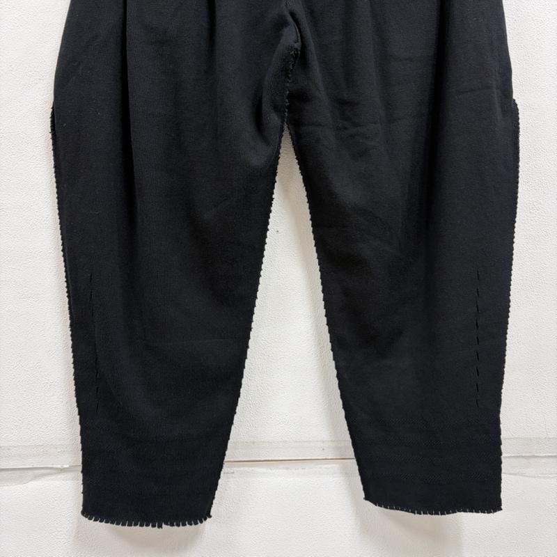 イッセイミヤケ ISSEY MIYAKE パンツ サルエルパンツ A-POC ニット コットン バルーン タック イージー パンツ IM41KF303 モード 2 無地 黒 / ブラック / black レディース USED 古着 中古 50163971
