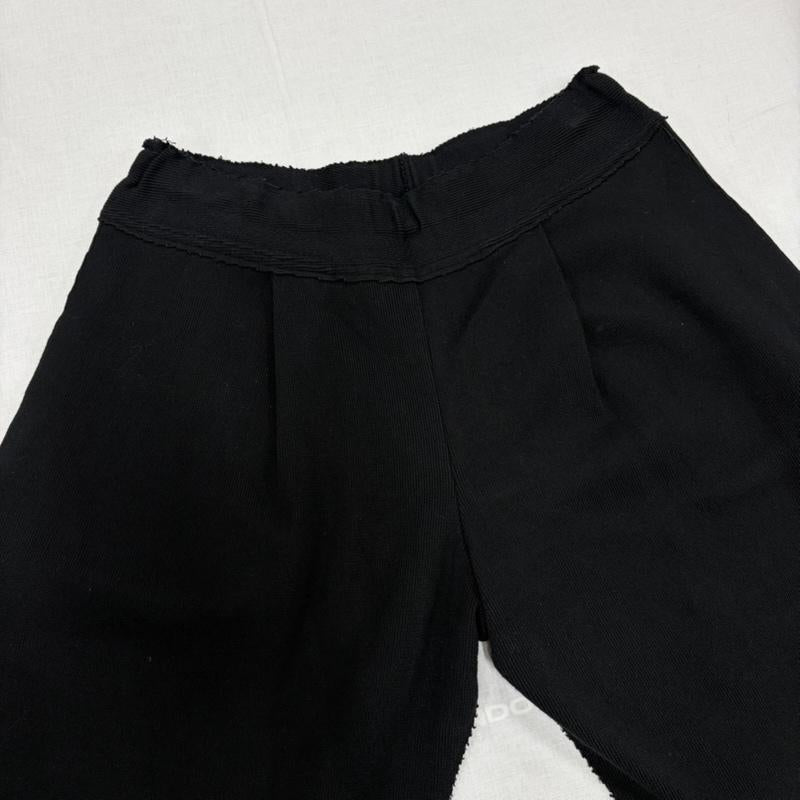 イッセイミヤケ ISSEY MIYAKE パンツ サルエルパンツ A-POC ニット コットン バルーン タック イージー パンツ IM41KF303 モード 2 無地 黒 / ブラック / black レディース USED 古着 中古 50163971