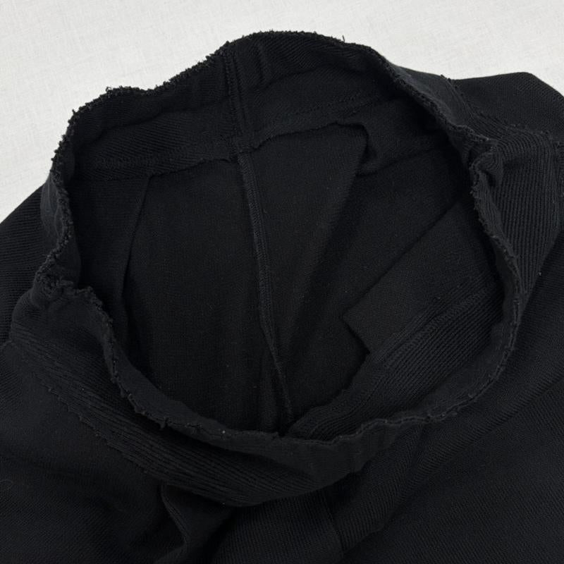 イッセイミヤケ ISSEY MIYAKE パンツ サルエルパンツ A-POC ニット コットン バルーン タック イージー パンツ IM41KF303 モード 2 無地 黒 / ブラック / black レディース USED 古着 中古 50163971