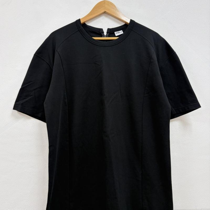 イッセイミヤケ ISSEY MIYAKE ワンピース ひざ丈スカート ORJ HaaT スポーツライン 半袖 ストレッチワンピース 裾ジップ オーバーサイズ HA95JT285 日本製 3 無地 X ワンポイント X ロゴ、文字 X プリント 黒 / ブラック / black レディース USED 古着 中古 50163976