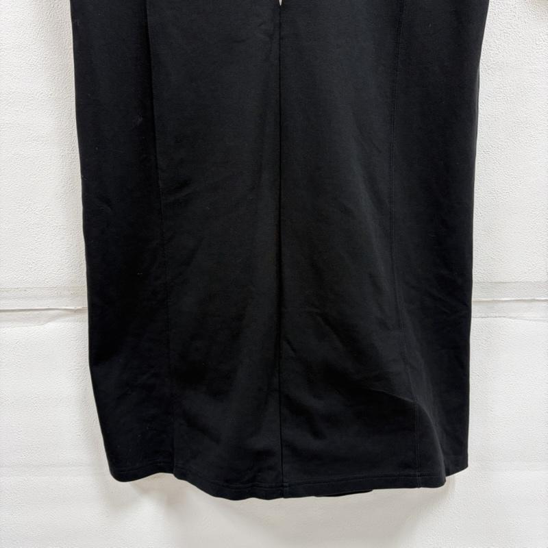 イッセイミヤケ ISSEY MIYAKE ワンピース ひざ丈スカート ORJ HaaT スポーツライン 半袖 ストレッチワンピース 裾ジップ オーバーサイズ HA95JT285 日本製 3 無地 X ワンポイント X ロゴ、文字 X プリント 黒 / ブラック / black レディース USED 古着 中古 50163976