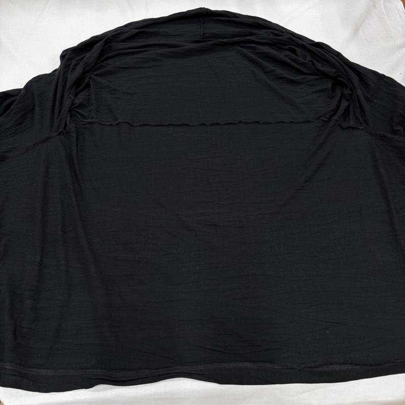 イッセイミヤケ ISSEY MIYAKE セットアップ セットアップ HaaT カーディガン セット アンサンブル ワンピース チュニック プリーツ シワ加工 HA53JH202 HA53JO203 2 無地 黒 / ブラック / black レディース USED 古着 中古 50163983