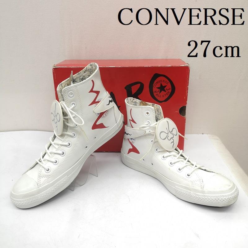 コンバース CONVERSE スニーカー スニーカー 岡本太郎 太陽の塔 ハイカット ALL STAR OKAMOTOTARO TT SHIN-HI 2014年限定 27.0cm 白 / ホワイト / white メンズ USED 古着 中古 50163988