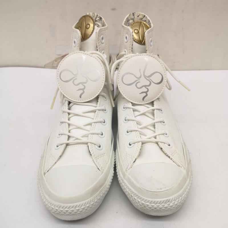 コンバース CONVERSE スニーカー スニーカー 岡本太郎 太陽の塔 ハイカット ALL STAR OKAMOTOTARO TT SHIN-HI 2014年限定 27.0cm 白 / ホワイト / white メンズ USED 古着 中古 50163988