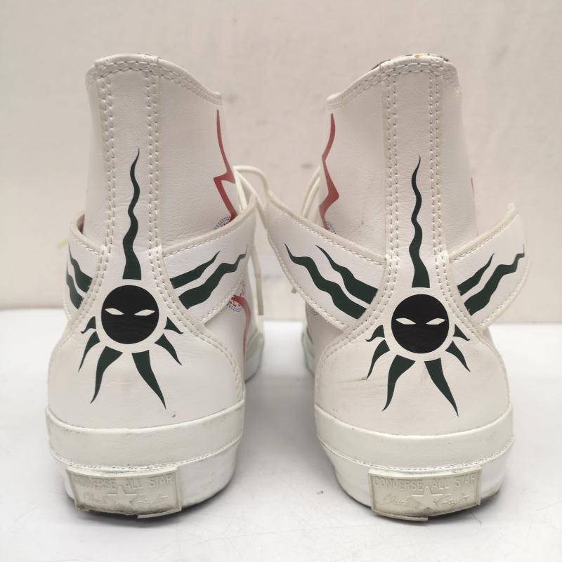 コンバース CONVERSE スニーカー スニーカー 岡本太郎 太陽の塔 ハイカット ALL STAR OKAMOTOTARO TT SHIN-HI 2014年限定 27.0cm 白 / ホワイト / white メンズ USED 古着 中古 50163988