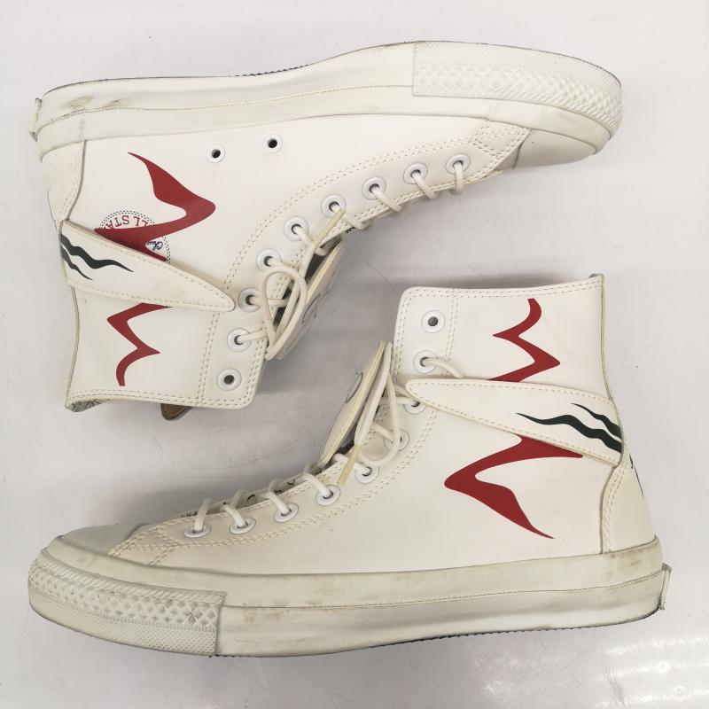 コンバース CONVERSE スニーカー スニーカー 岡本太郎 太陽の塔 ハイカット ALL STAR OKAMOTOTARO TT SHIN-HI 2014年限定 27.0cm 白 / ホワイト / white メンズ USED 古着 中古 50163988