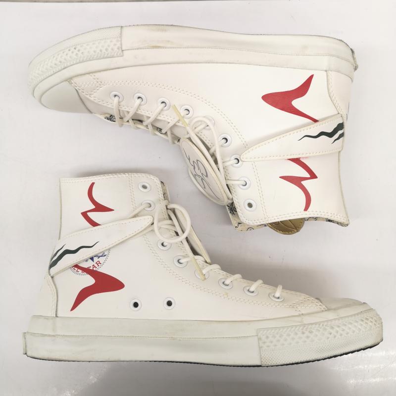 コンバース CONVERSE スニーカー スニーカー 岡本太郎 太陽の塔 ハイカット ALL STAR OKAMOTOTARO TT SHIN-HI 2014年限定 27.0cm 白 / ホワイト / white メンズ USED 古着 中古 50163988