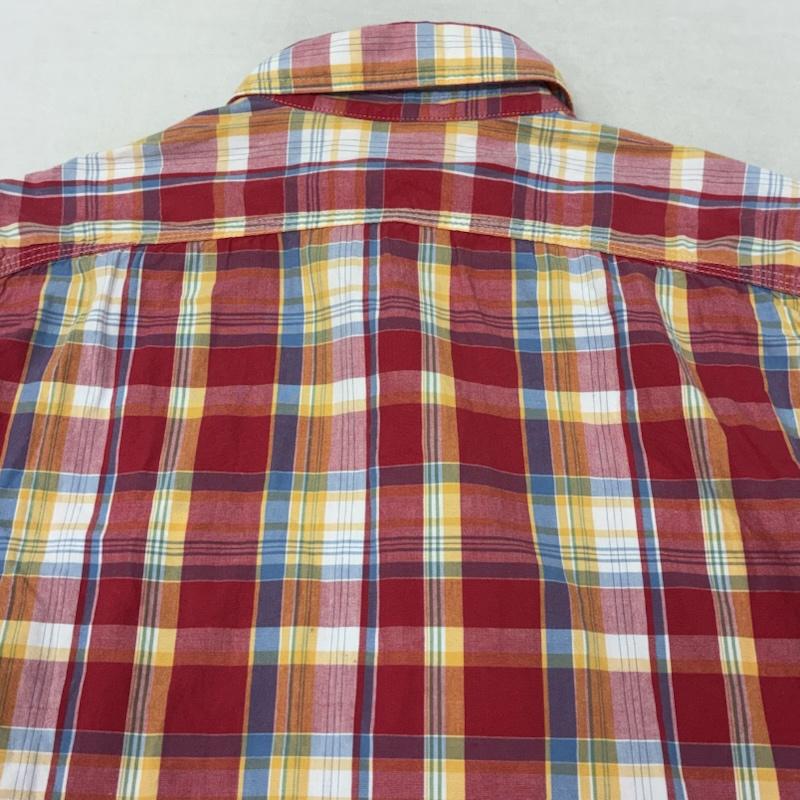 エンジニアードガーメンツ Engineered Garments シャツ、ブラウス 長袖 ガチャポケ 猫目ボタン マチ付き ワークシャツ USA製 S メンズ USED 古着 中古 50164000