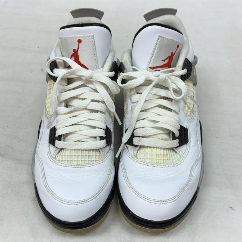 ナイキ NIKE スニーカー スニーカー AIR JORDAN 4 RETRO GOLF エアジョーダン スパイク ゴルフ シューズ CU9981-100 24.5cm レディース USED 古着 中古 50164001