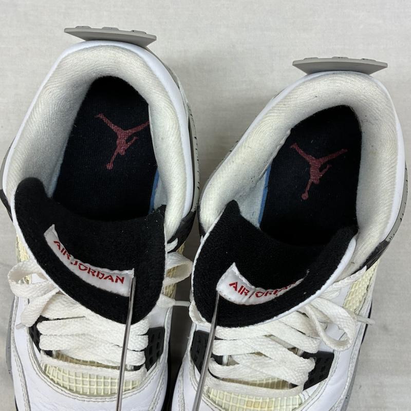 ナイキ NIKE スニーカー スニーカー AIR JORDAN 4 RETRO GOLF エアジョーダン スパイク ゴルフ シューズ CU9981-100 24.5cm レディース USED 古着 中古 50164001