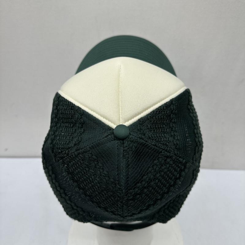 キス KITH 帽子 キャップ Just Us Rose 薔薇 刺繍 トラッカー メッシュ キャップ FREE 緑 / グリーン / green メンズ USED 古着 中古 50164004